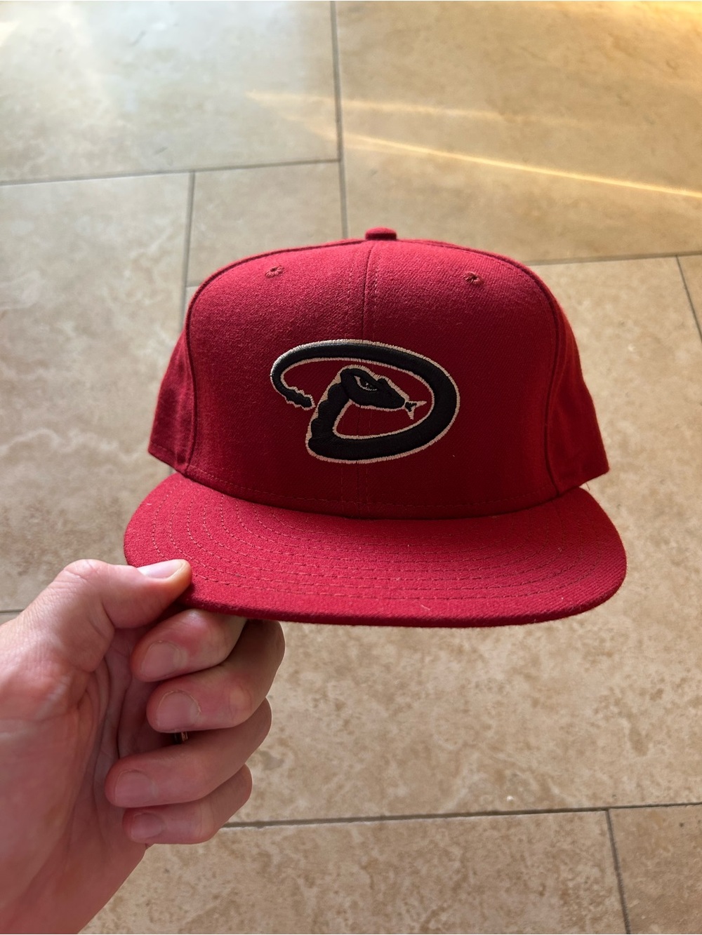 Men’s Arizona Diamondbacks New Era 59FIFTY Authentic Collection hat size 7 1/2.